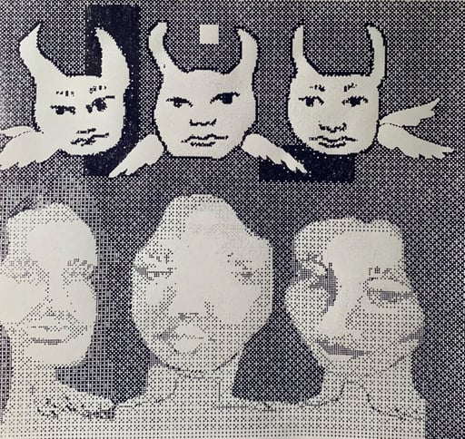 '111' (2023) Screenprint on paper, A3